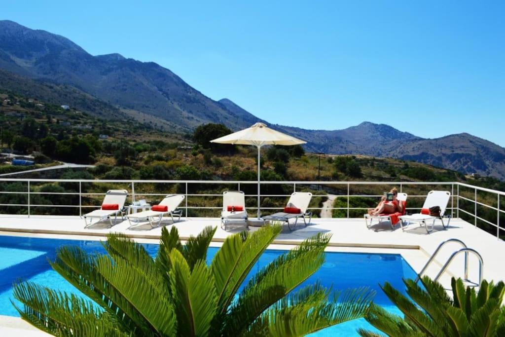 Villa Vuna - Private Pool -Sea View Chania  Buitenkant foto