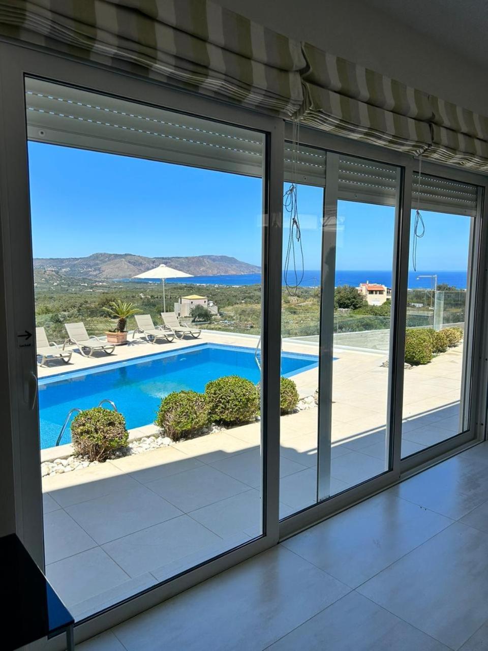Villa Vuna - Private Pool -Sea View Chania  Buitenkant foto