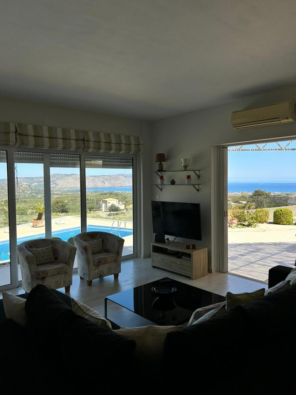 Villa Vuna - Private Pool -Sea View Chania  Buitenkant foto